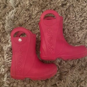 Crocs Handle it rain boots - pink
